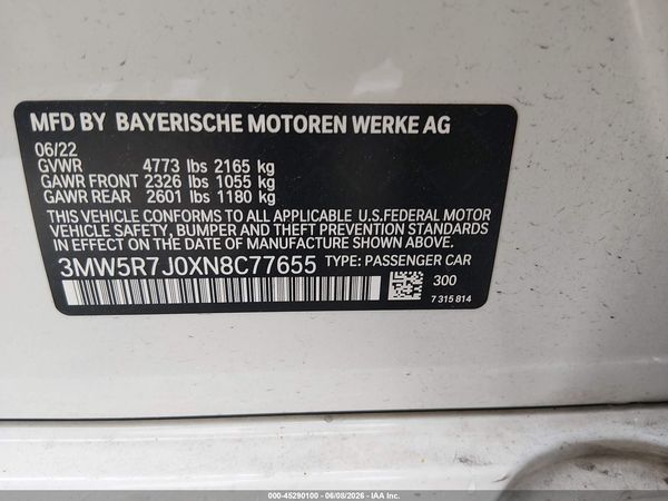 2022 BMW 330I XDRIVE