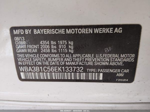 2014 BMW 320I SA