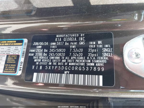 2024 KIA TELLURIDE SX PRESTIGE X-LINE