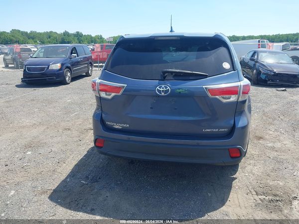 2016 TOYOTA HIGHLANDER LIMITED V6