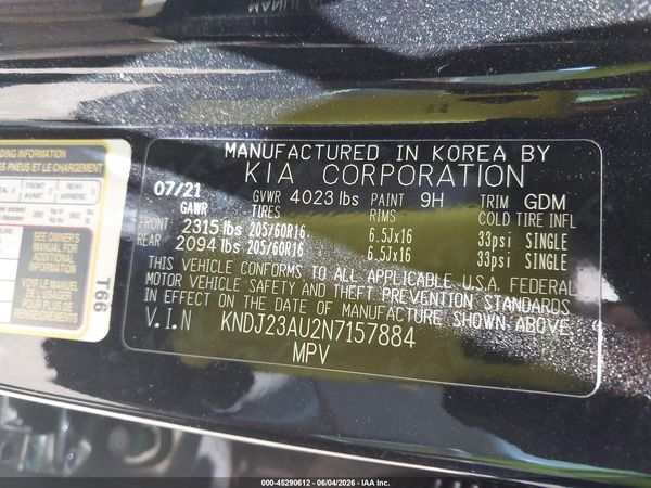 2022 KIA SOUL LX