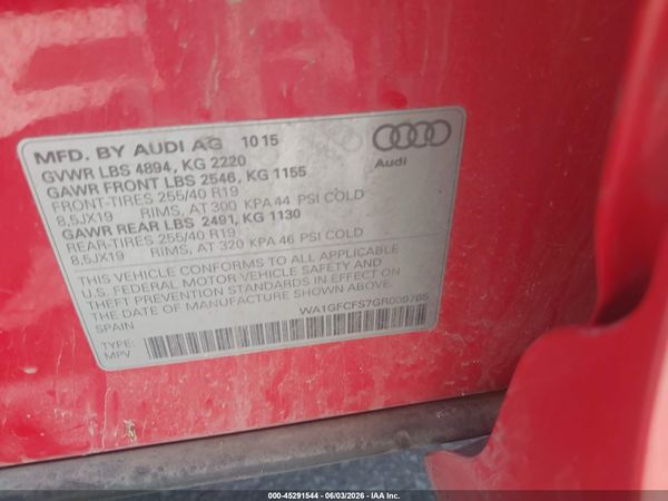 2016 AUDI Q3 2.0T PREMIUM PLUS