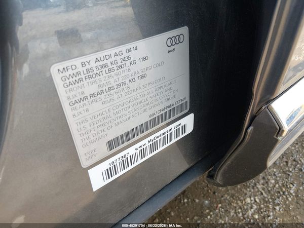 2014 AUDI Q5 2.0T PREMIUM