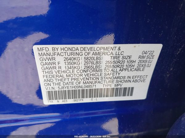 2022 ACURA MDX A-SPEC PACKAGE