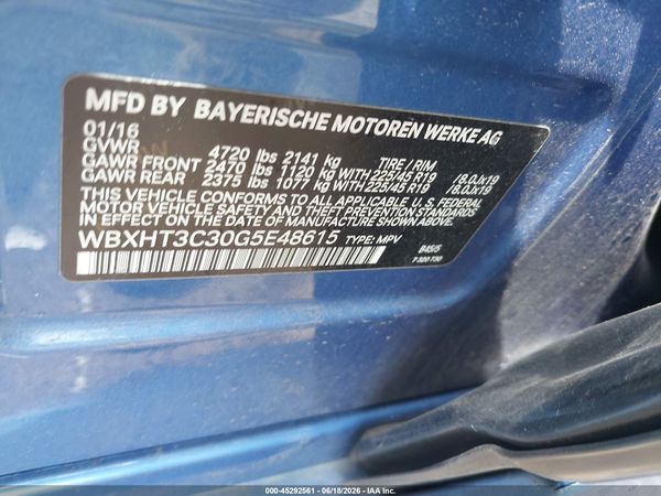2016 BMW X1 XDRIVE28I