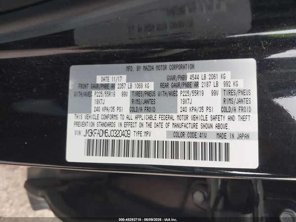2018 MAZDA CX-5 GRAND TOURING