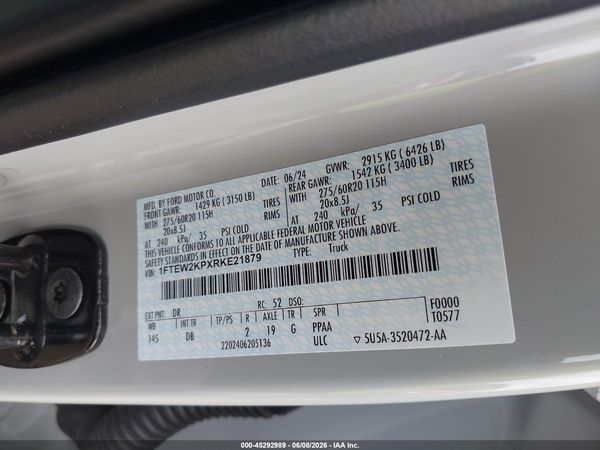 2024 FORD F-150 STX