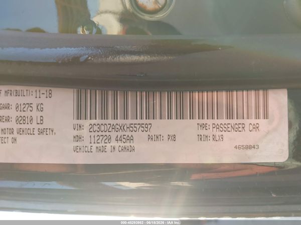 2019 DODGE CHALLENGER SXT