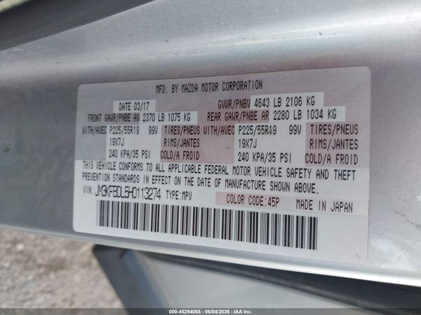 2017 MAZDA CX-5 GRAND TOURING