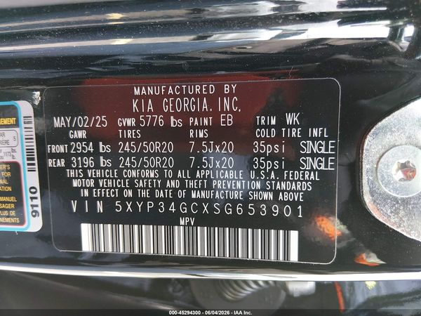 2025 KIA TELLURIDE EX