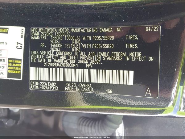 2022 LEXUS RX 450H 450h Premium