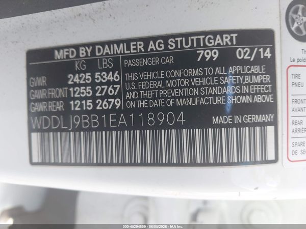 2014 MERCEDES-BENZ CLS 550 4MATIC