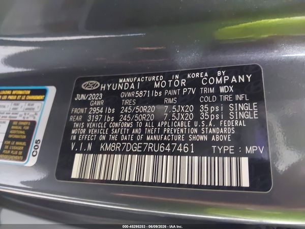 2024 HYUNDAI PALISADE CALLIGRAPHY