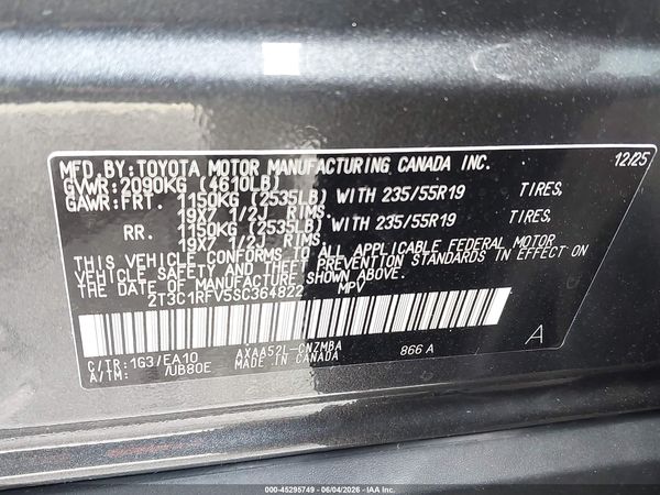 2025 TOYOTA RAV4 XLE PREMIUM