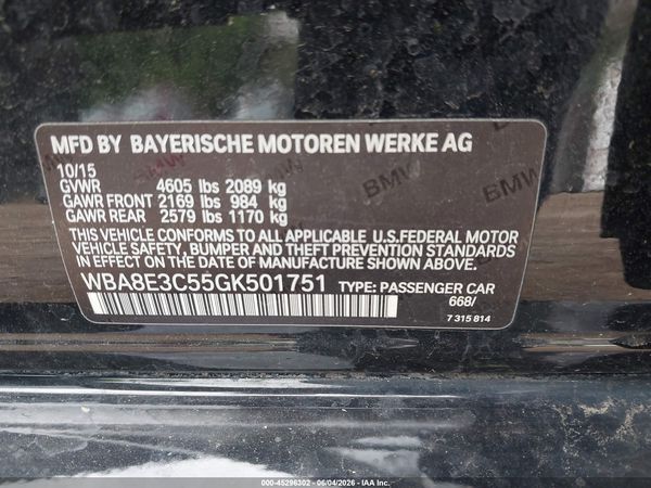 2016 BMW 328I XDRIVE