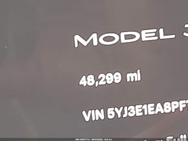 2023 TESLA MODEL 3 REAR-WHEEL DRIVE