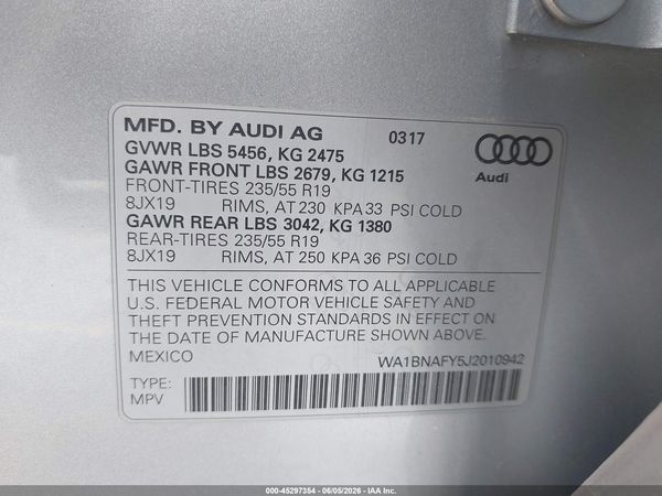 2018 AUDI Q5