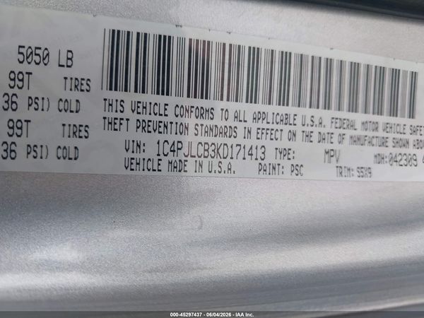2019 JEEP CHEROKEE LATITUDE FWD