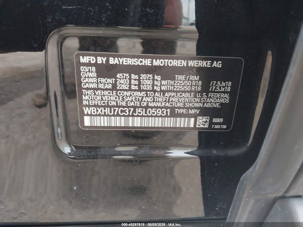 2018 BMW X1 SDRIVE28I