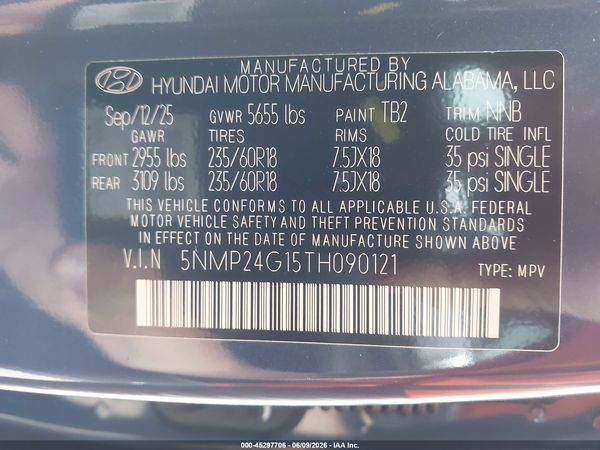 2026 HYUNDAI SANTA FE HYBRID SEL