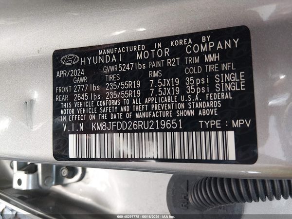 2024 HYUNDAI TUCSON PLUG-IN HYBRID LIMITED