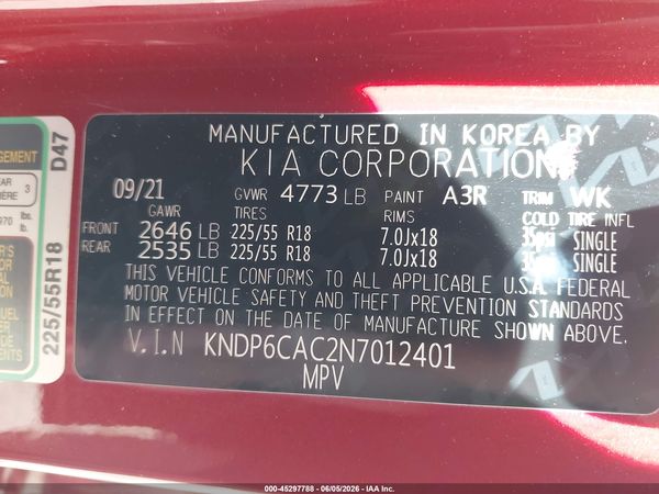 2022 KIA SPORTAGE NIGHTFALL EDITION