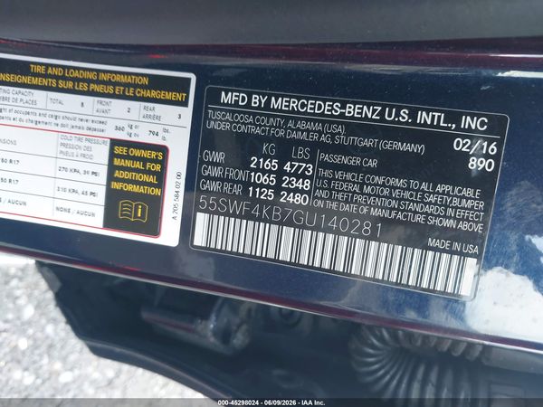 2016 MERCEDES-BENZ C 300 4MATIC