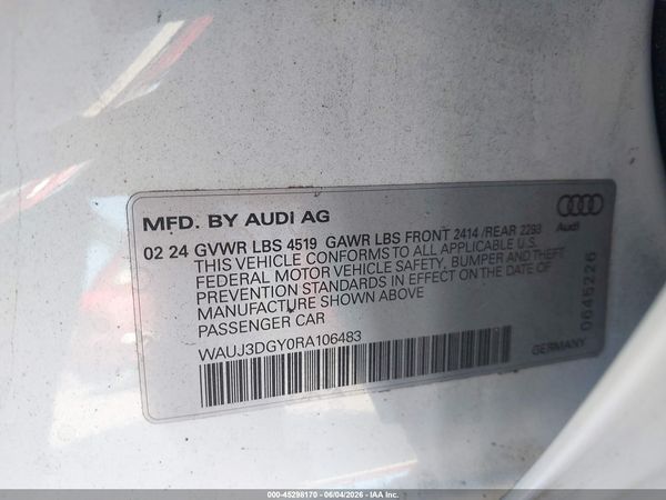 2024 AUDI S3 PRESTIGE