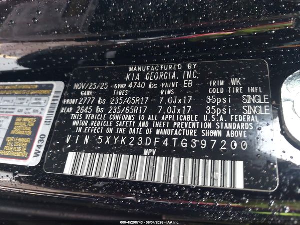 2026 KIA SPORTAGE LX