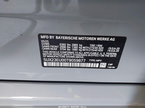 2026 BMW X5 XDRIVE40I