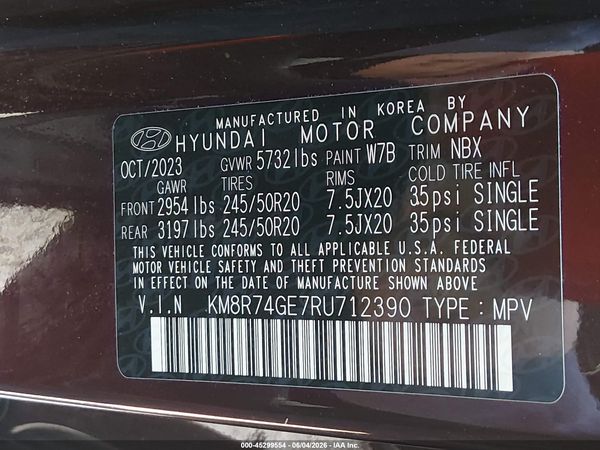 2024 HYUNDAI PALISADE CALLIGRAPHY
