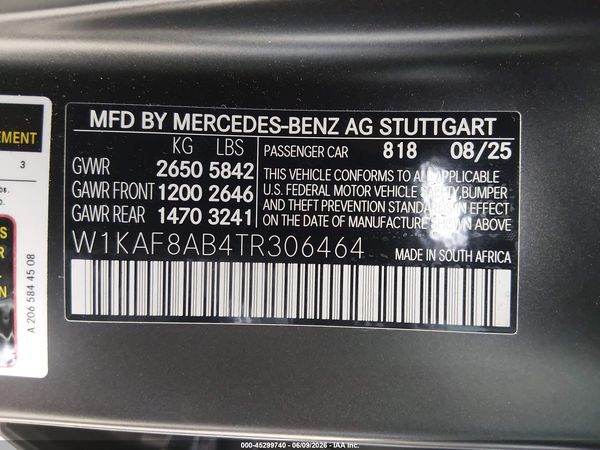 2026 MERCEDES-BENZ AMG C 63 S E PERFORMANCE