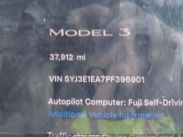 2023 TESLA MODEL 3 REAR-WHEEL DRIVE