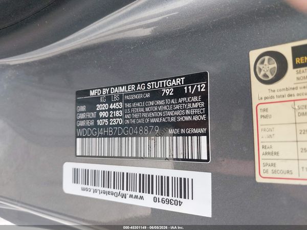 2013 MERCEDES-BENZ C 250 C250