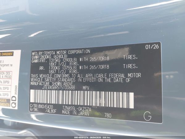 2026 TOYOTA 4RUNNER TRD OFF ROAD PREMIUM