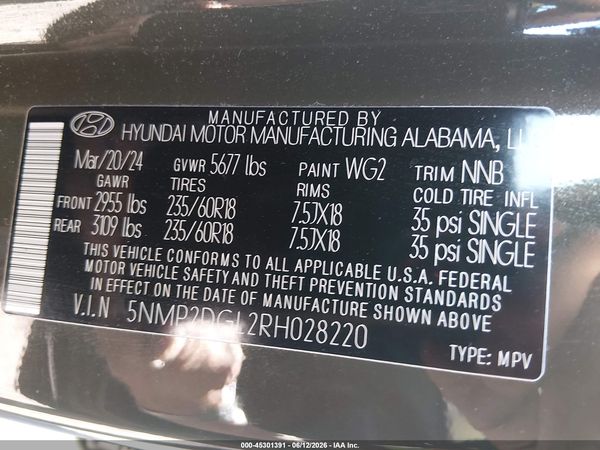 2024 HYUNDAI SANTA FE SEL