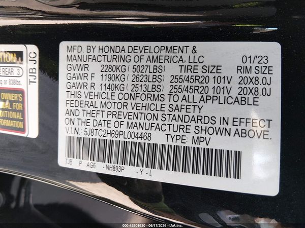 2023 ACURA RDX A-SPEC PACKAGE