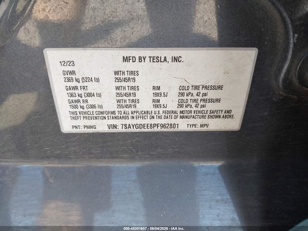 2023 TESLA MODEL Y