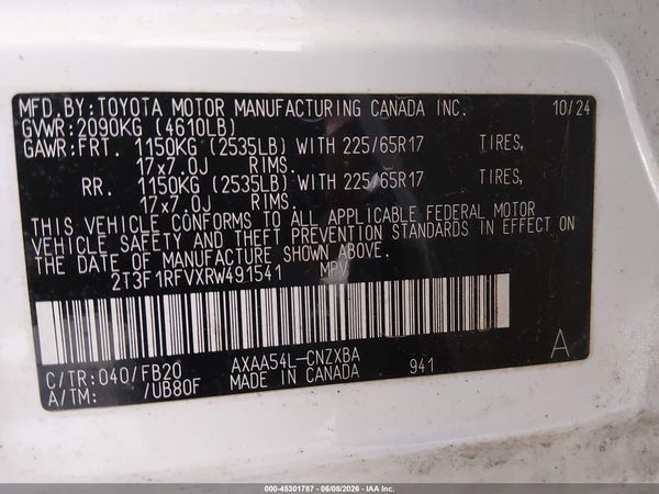 2024 TOYOTA RAV4 LE