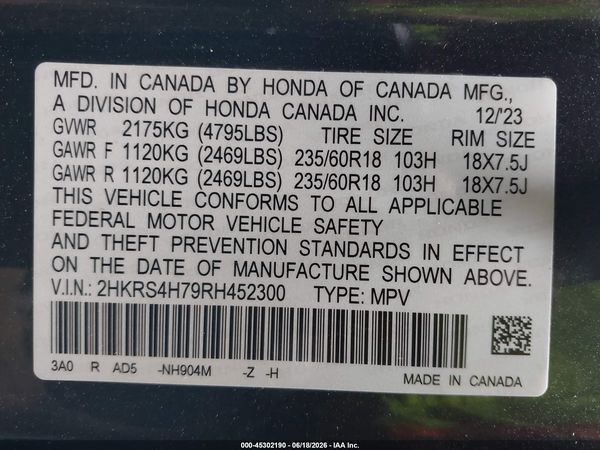 2024 HONDA CR-V EX-L AWD
