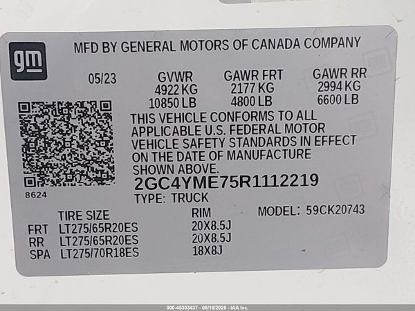 2024 CHEVROLET SILVERADO 2500HD 4WD  STANDARD BED CUSTOM — I9