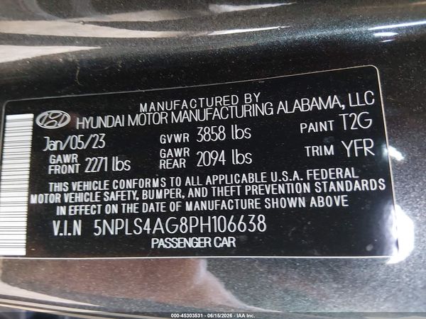 2023 HYUNDAI ELANTRA SEL
