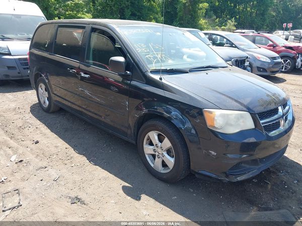 2013 DODGE GRAND CARAVAN SE — I1