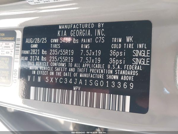2025 KIA EV6 LIGHT LONG RANGE RWD