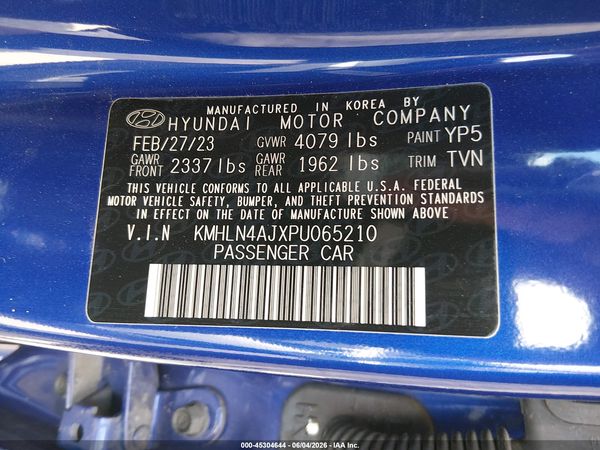 2023 HYUNDAI ELANTRA HYBRID LIMITED