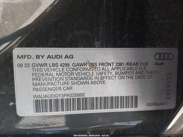 2023 AUDI A3