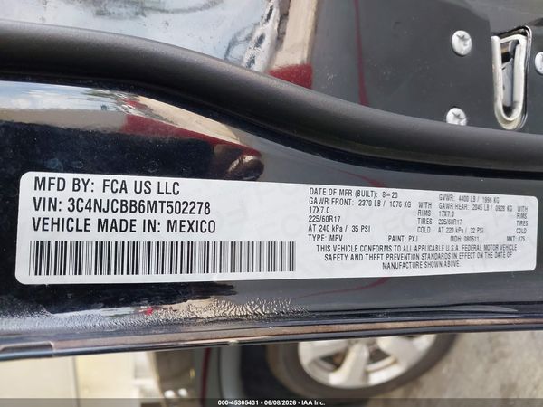 2021 JEEP COMPASS LATITUDE FWD