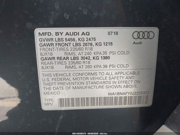 2018 AUDI Q5