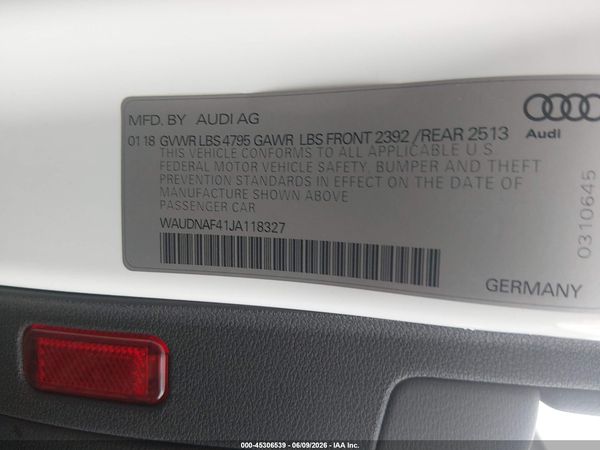 2018 AUDI A4
