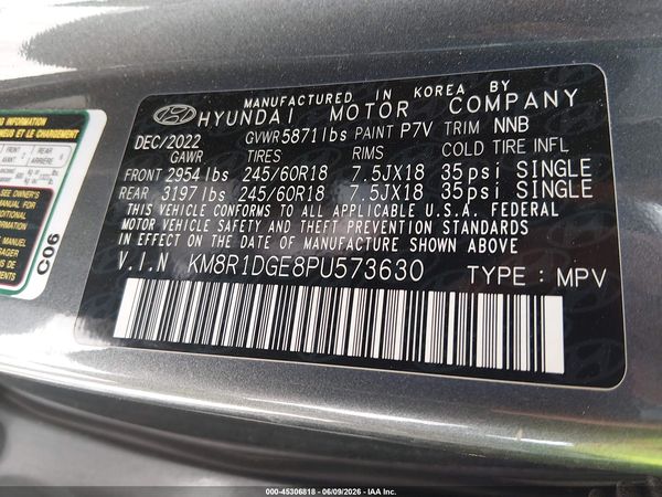2023 HYUNDAI PALISADE SE